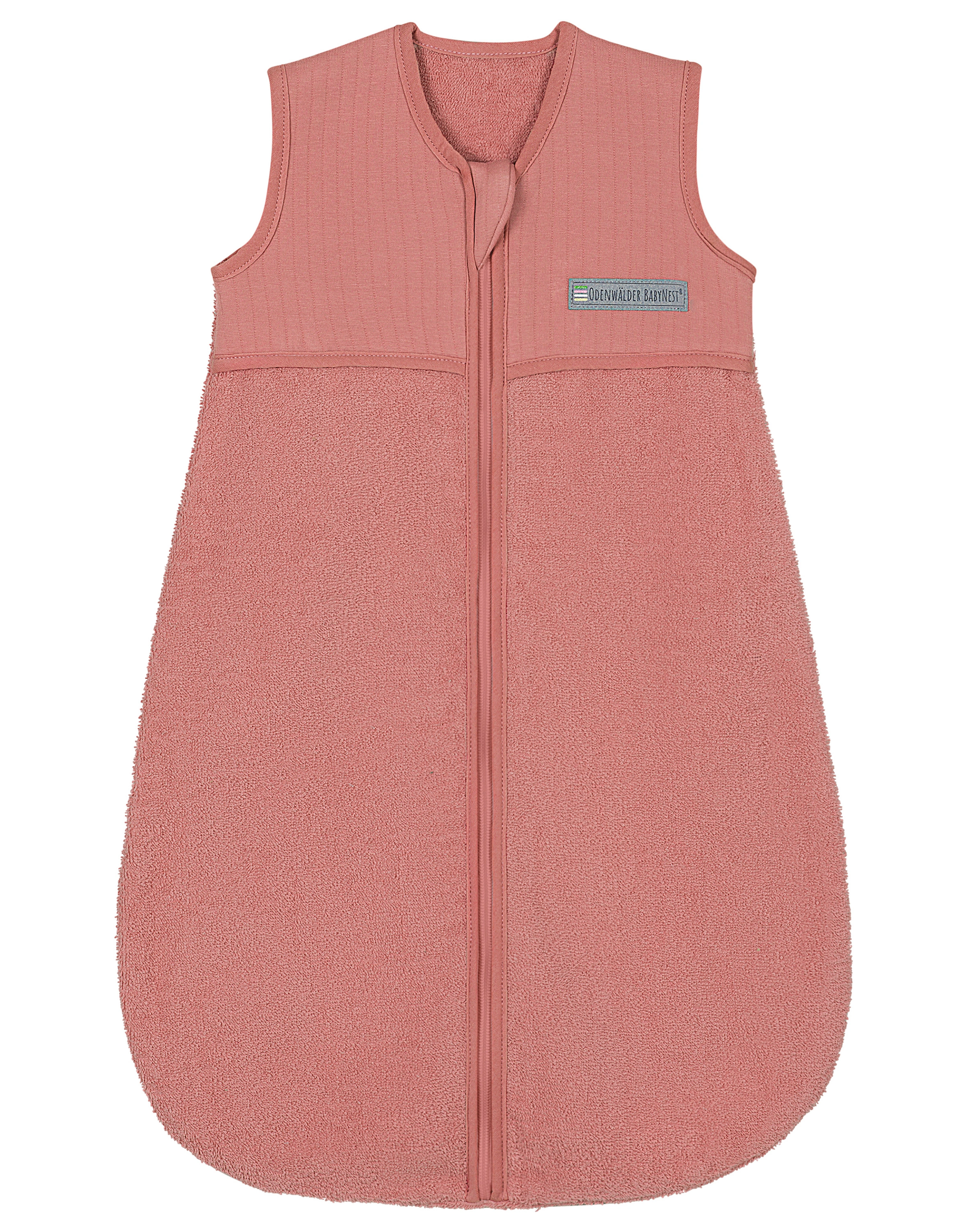 Frottée-Schlafsack BabyNest® UNIQUE in cranberry