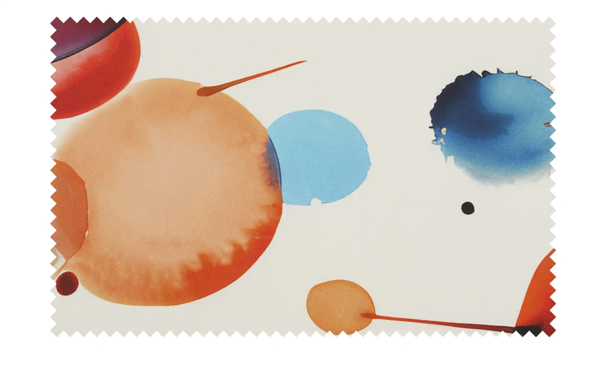 indigo Mako-Satin Bettwäsche Dots