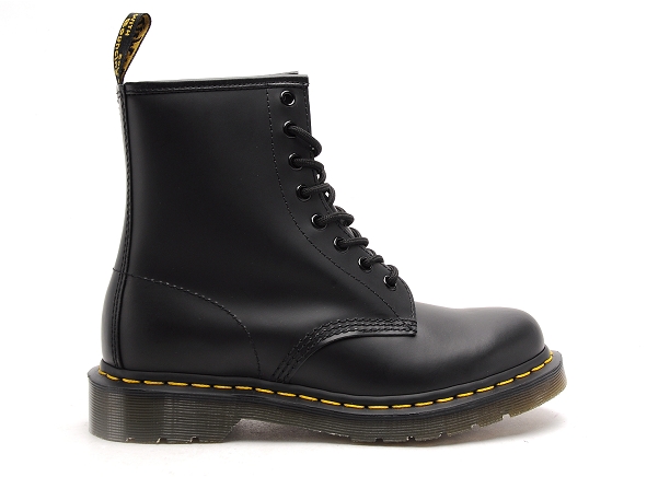 Dr martens boots bottine plates femme 1460 smooth noir