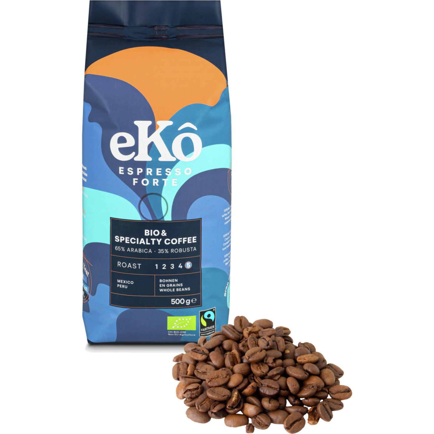 eKô Bohnenkaffee Espresso Forte