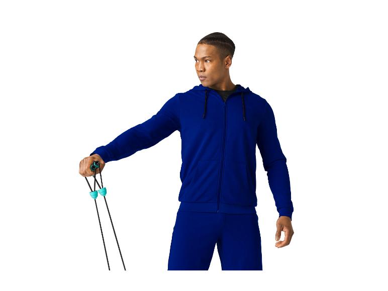 Heren hoodie met rits