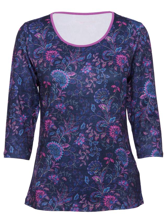 Shirt Jeanslook Paisley