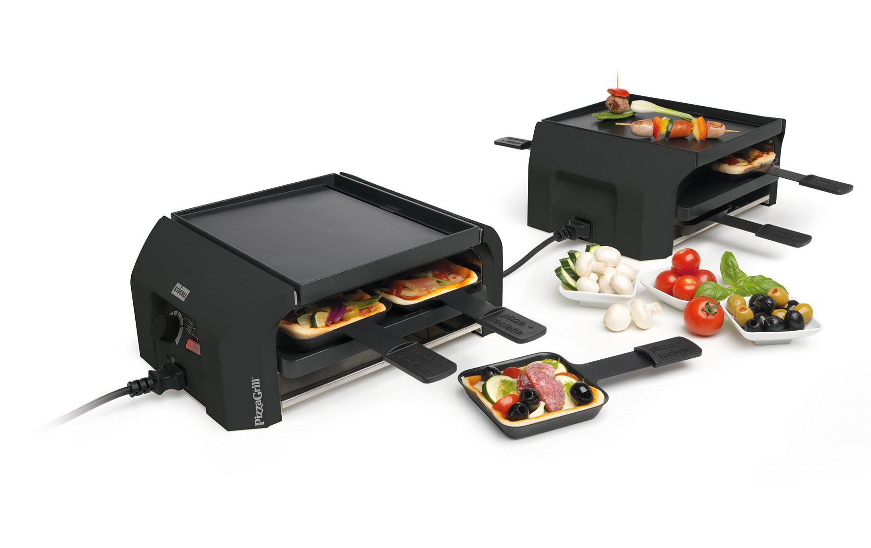 Pizza-Grill FourFour Set, 8 Personen<br>Raclette und Pizza Ofen