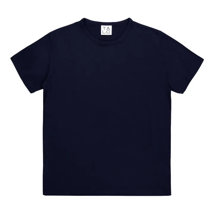Talc T-shirt Muse Coton Bio | Bleu marine
