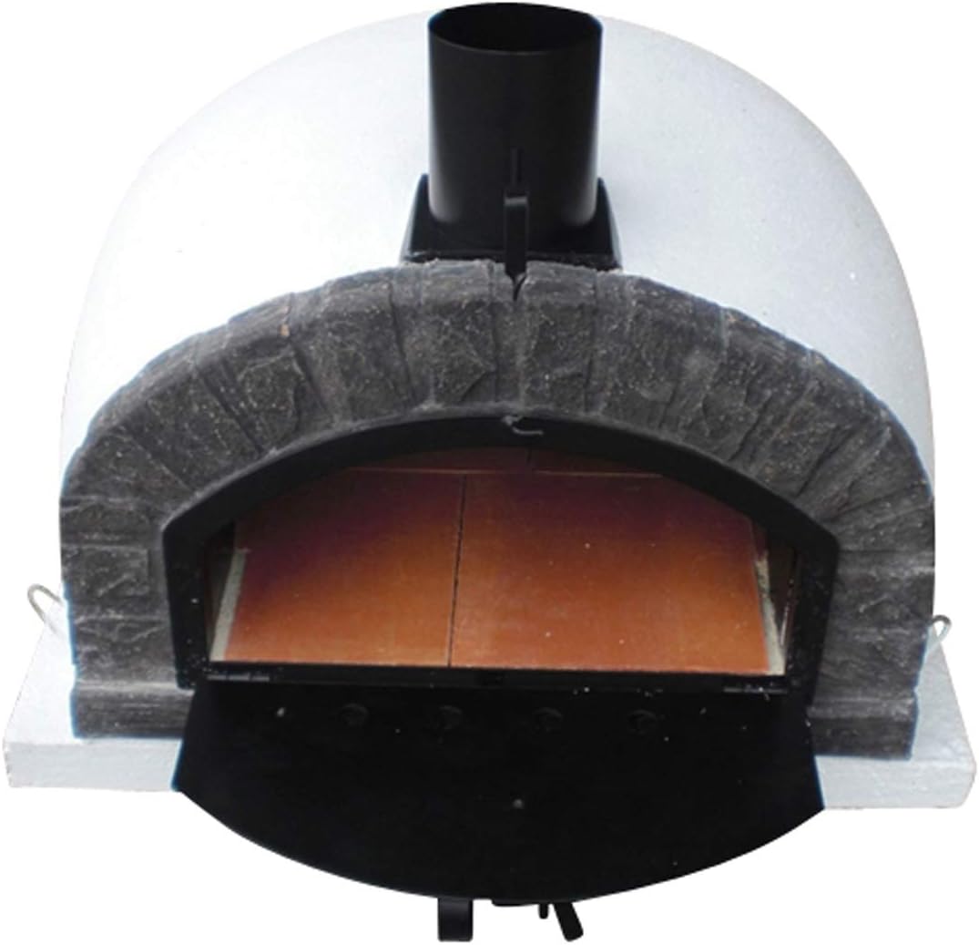 Traditioneller Holzbackofen Brazza 120 inklusive Kaminrohr und Regenhut
