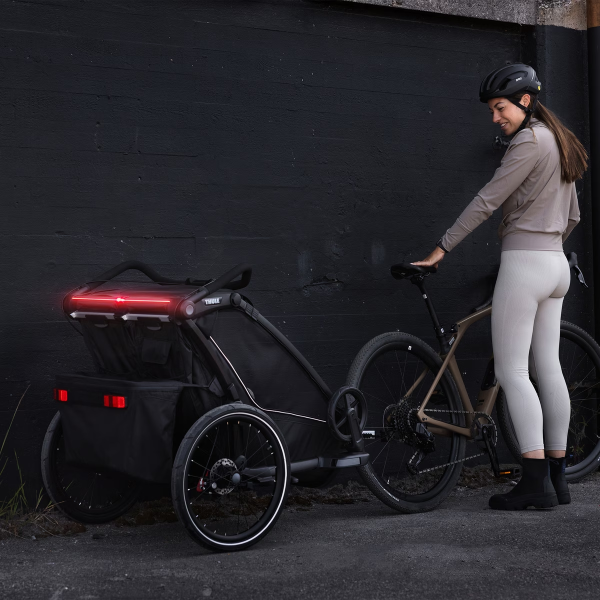 Thule Chariot Sport 2 Double Multisport Cykelanhænger, Black