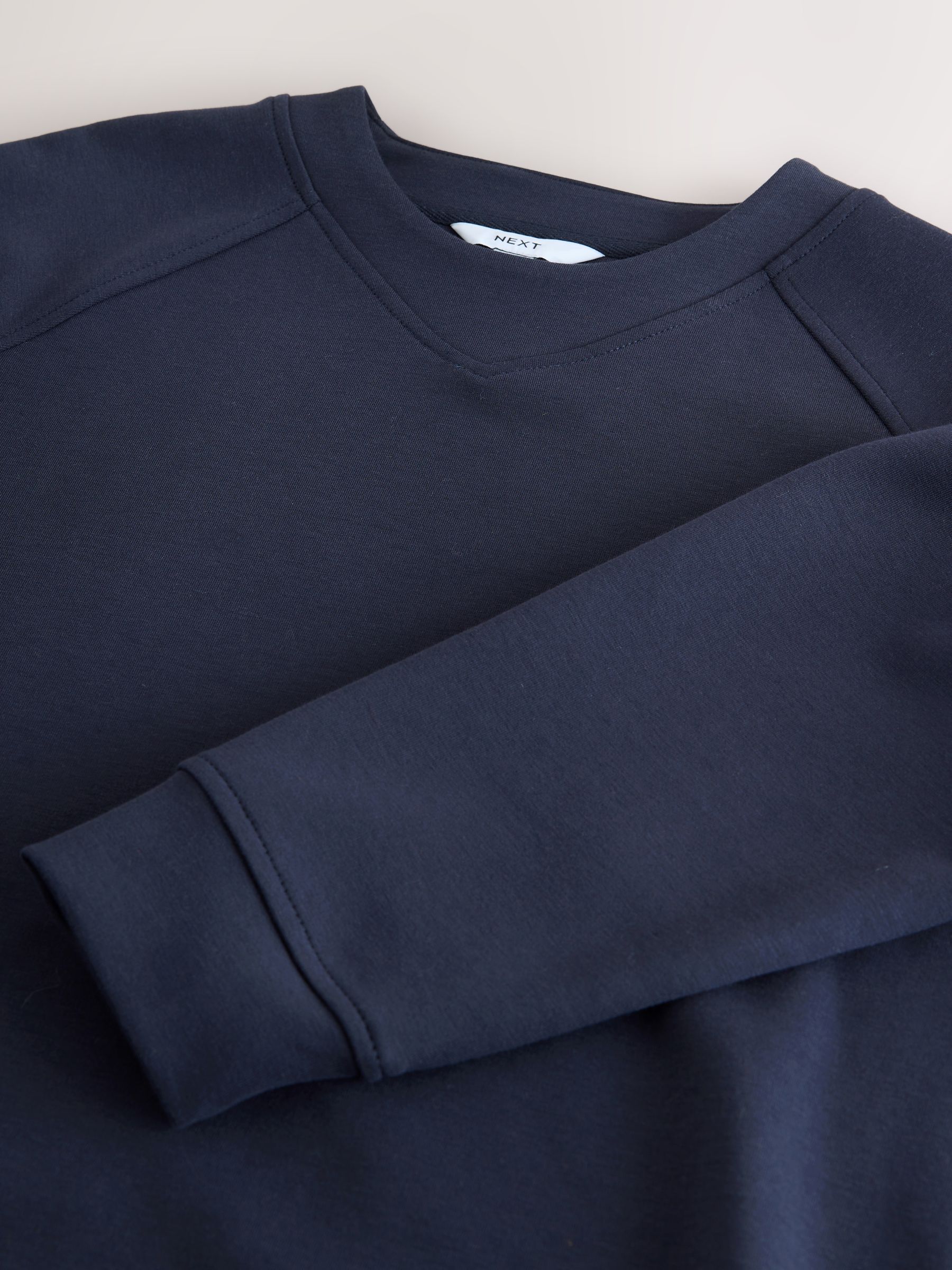 Marineblauw - Katoenrijke ultieme comfort crewneck sweatshirt