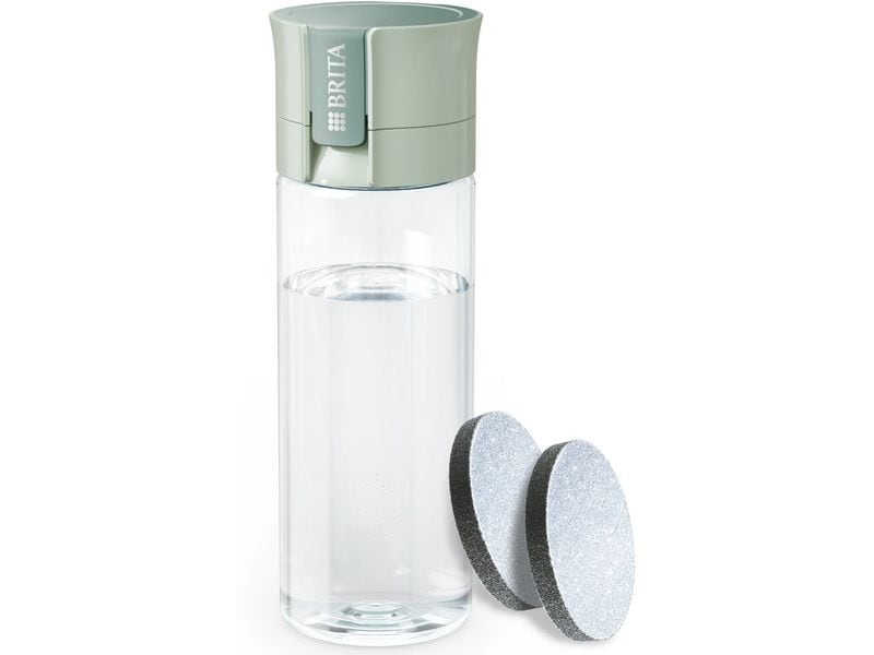 BRITA Wasserfilter-Flasche Vital Hellgrün Flasche mit Wasserfilter