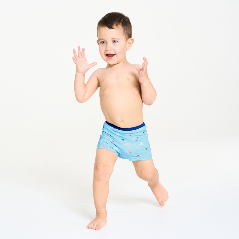 Boxer de bain anti uv tortues bleu bébé garçon Gris ou noir