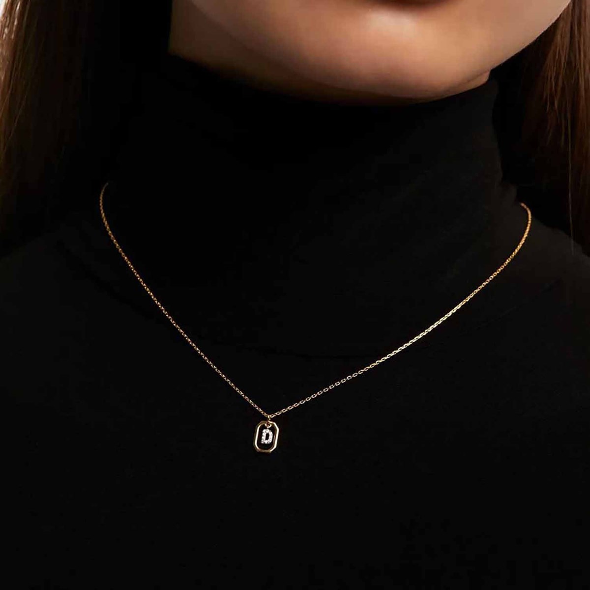 Collier PDPaola Lettre D Mini doré