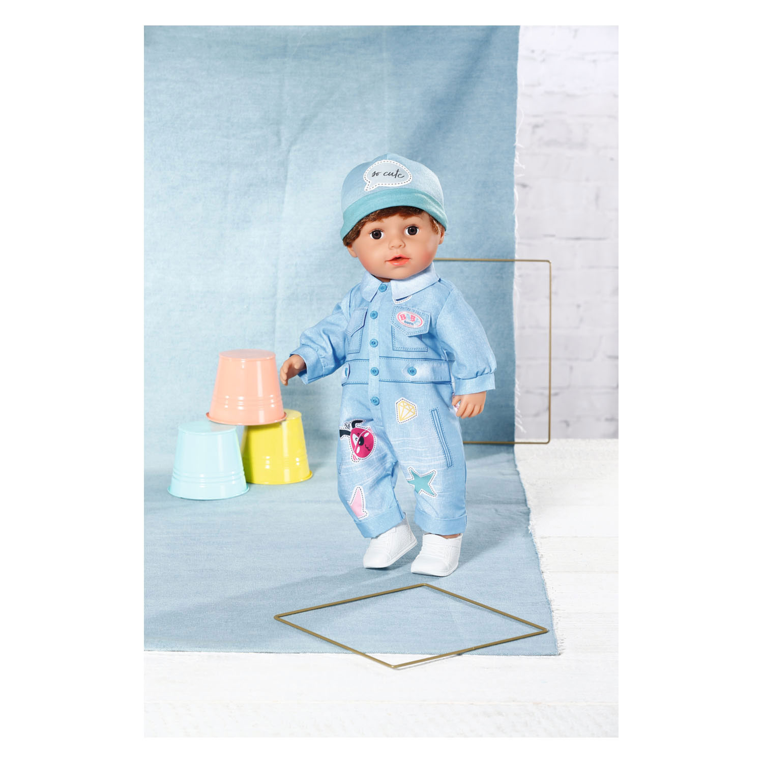 BABY born Deluxe Jean Overall, 43cm