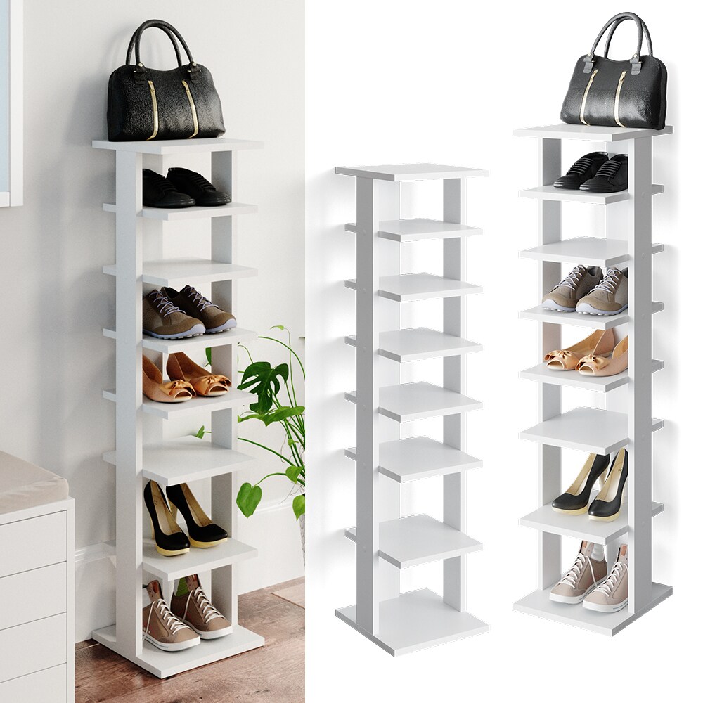 Vicco Schuhregal Standregal Sara 8 Ablagen Schuhablage Schuhständer Schuhschrank