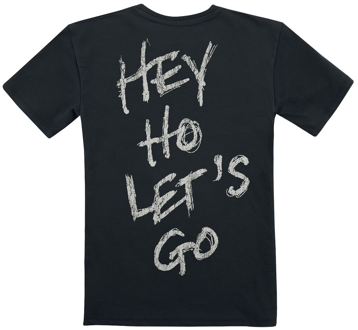 Kids - Seal Hey Ho Lets Go Backprint | Ramones T-shirt