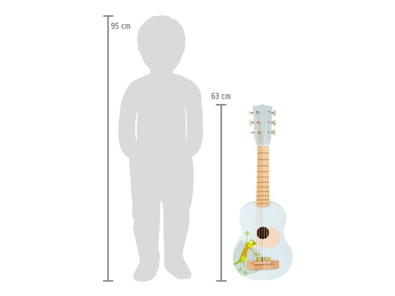 small foot Musikinstrument Gitarre «Groovy Beats» Kindgerecht gestaltete Akustikgitarre