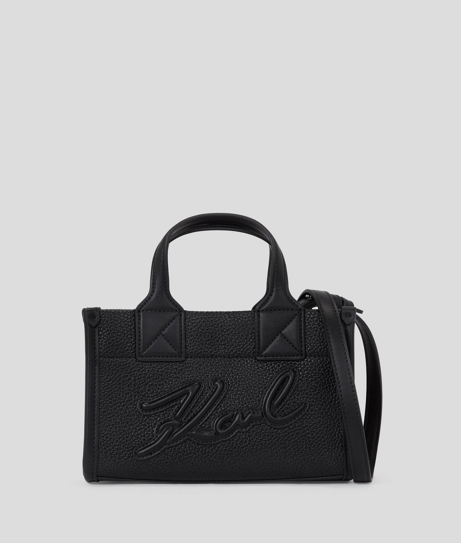 PETIT CABAS EN CUIR GRAINÉ K/SKUARE