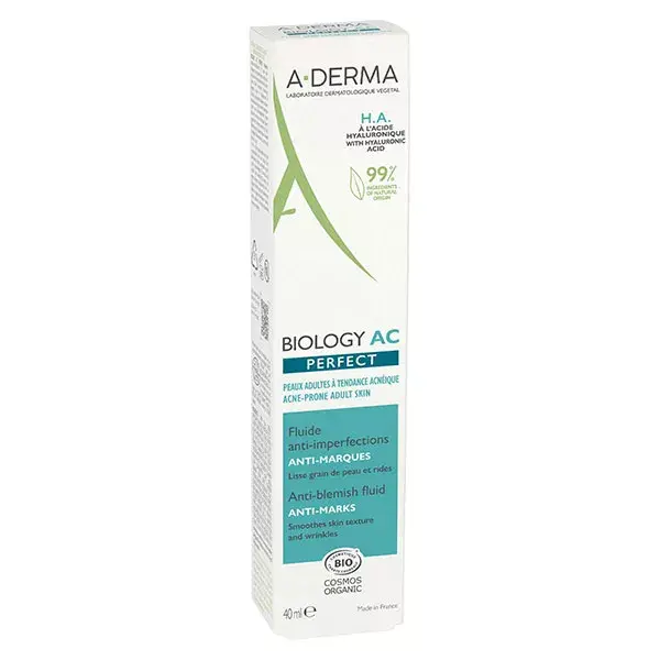 A-Derma Biology AC Perfect Fluido Anti-Imperfeições e Anti-Marcas 40ml