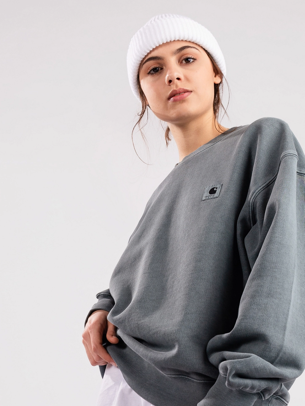 Carhartt WIP Nelson Sweater eucalyptus