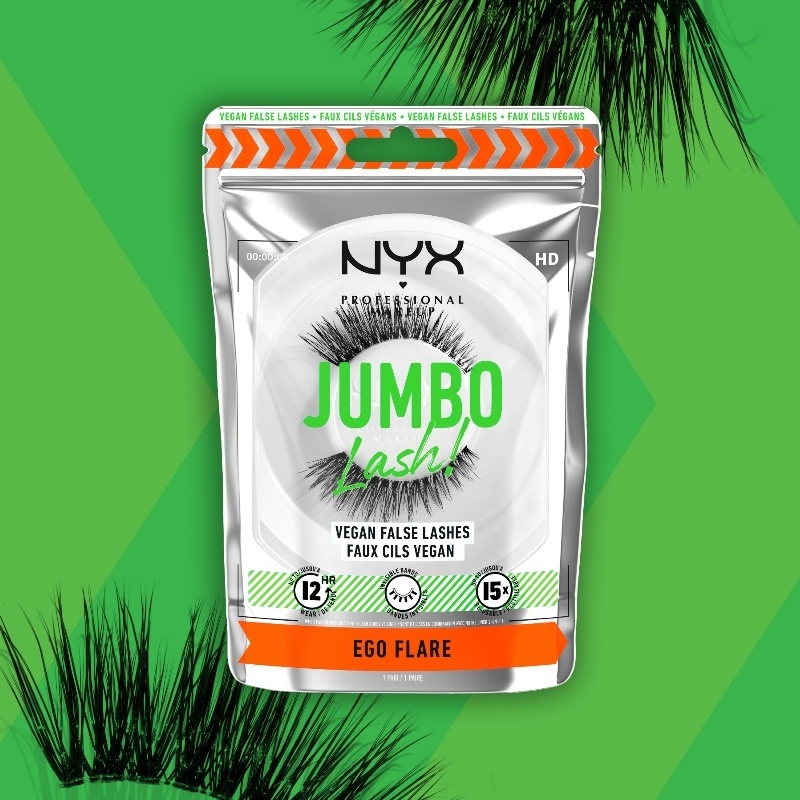NYX Prof. Makeup Jumbo Lash! Vegan False Lashes 10 gr. - 05 Ego Flare