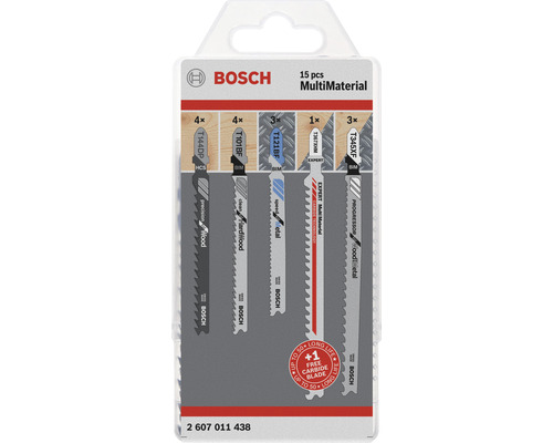 Bosch JSB Decoupeerzaagbladenset Buis MultiMateriaalpakket 15-delig