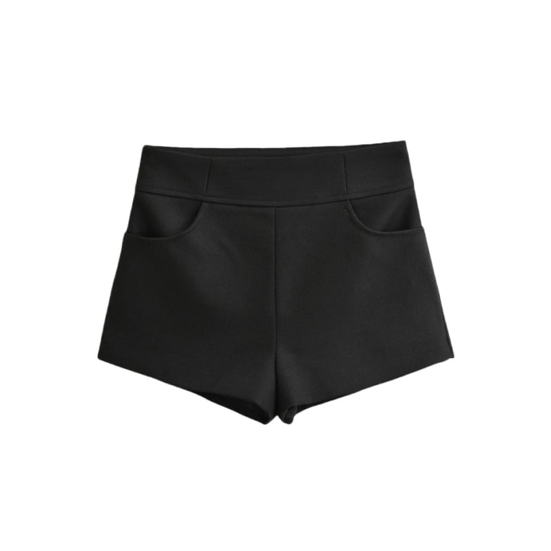 Faiar - Hoge taille effen shorts