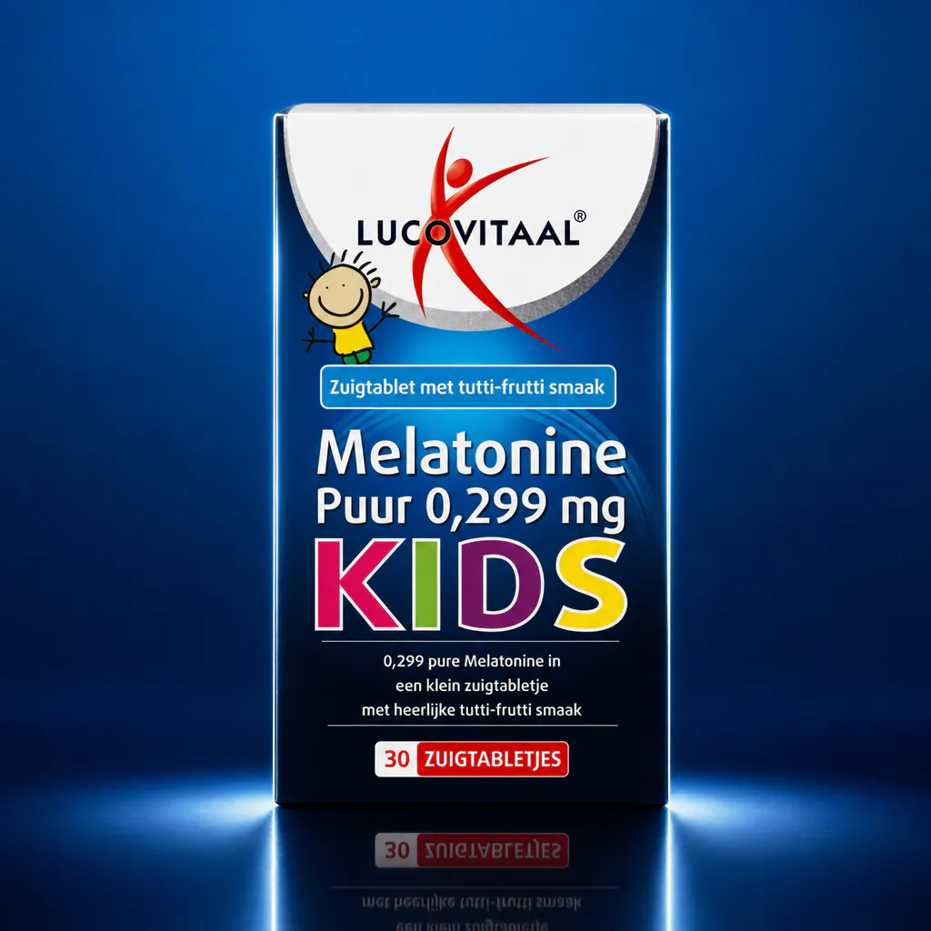 Melatonine Kinderen 0,299 mg met tutti-frutti smaak 30 zuigtabletten