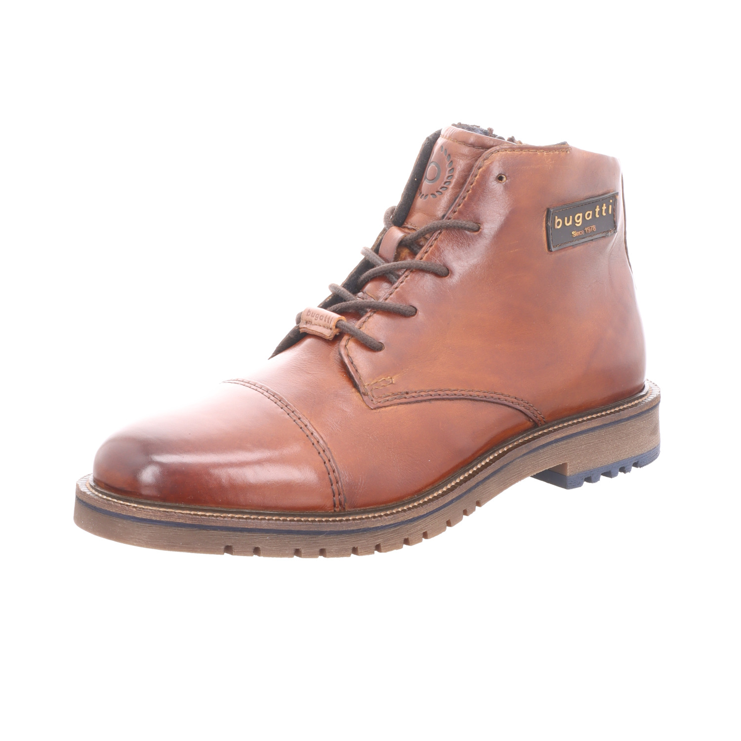 Bugatti Man Herren-Schnürstiefelette Seve Braun