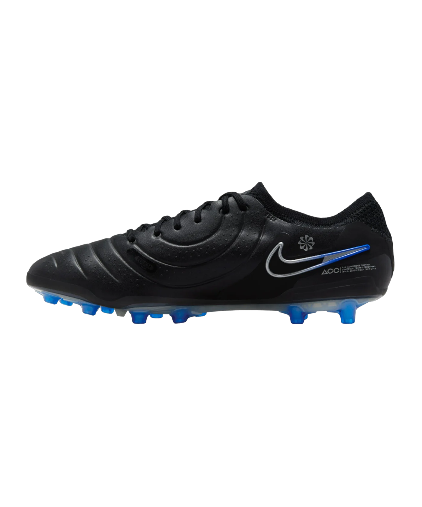 Nike Tiempo Legend X Elite AG-Pro Shadow Schwarz Silber Blau F040