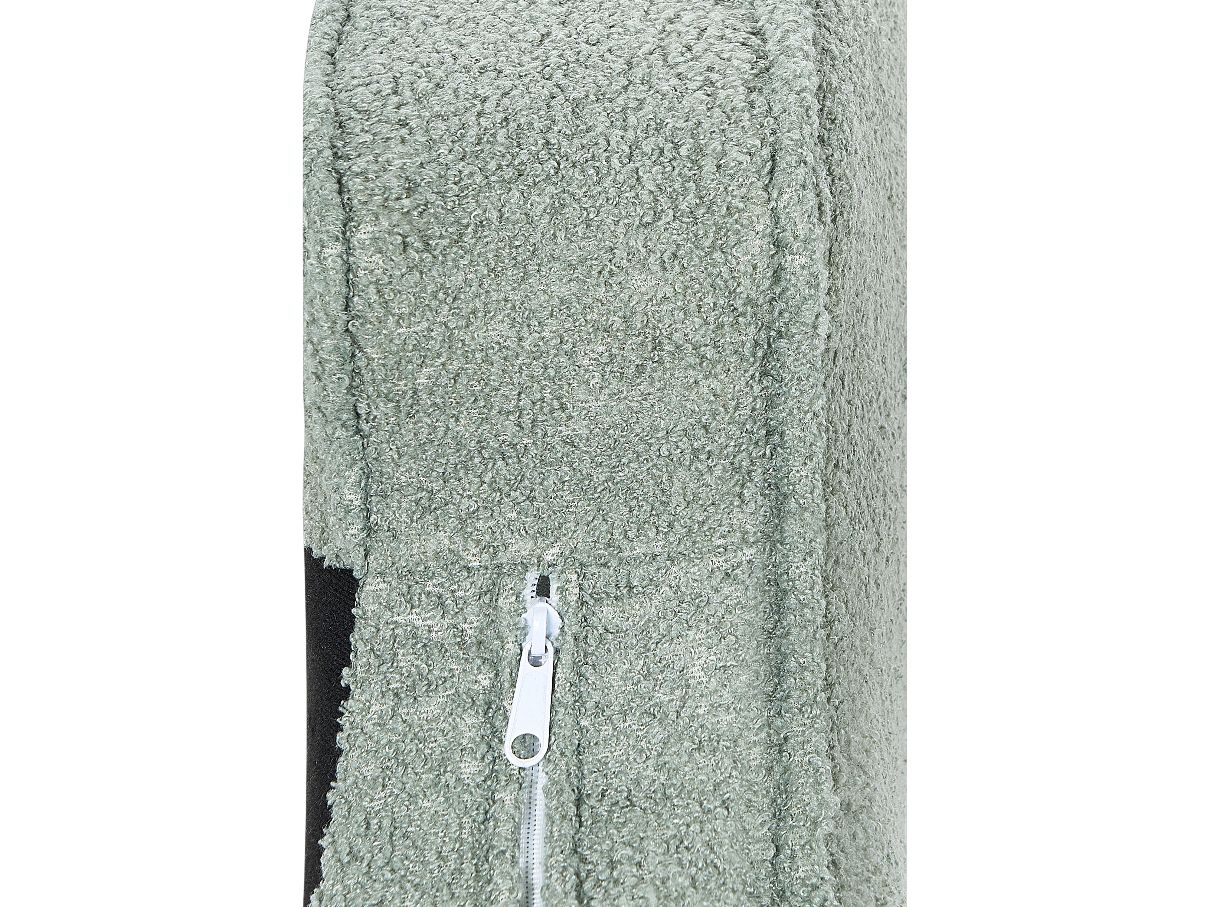Rechtszijdige chaise longue ALLIER Bouclé Groen