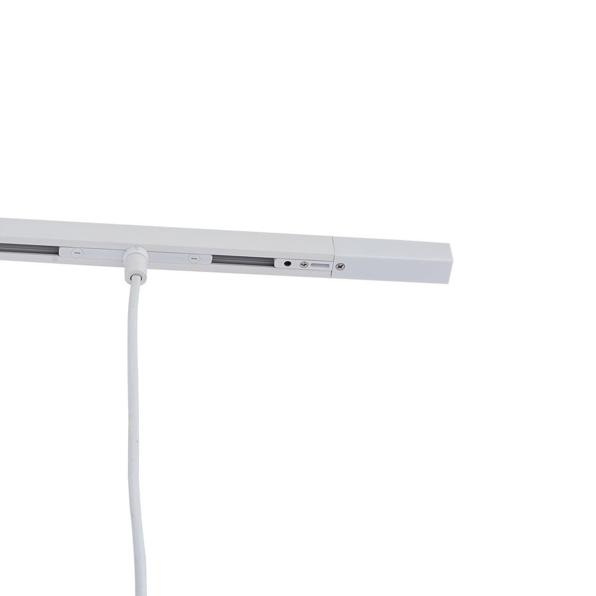 Modern railsysteem met 3 hanglampen wit 1-fase - Slimline Keno