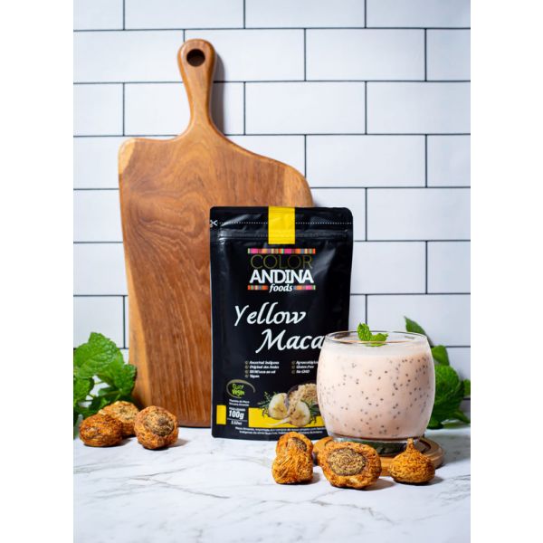 Color Andina Foods Maca Peruana Amarela em Pó 100% Pura 100g
