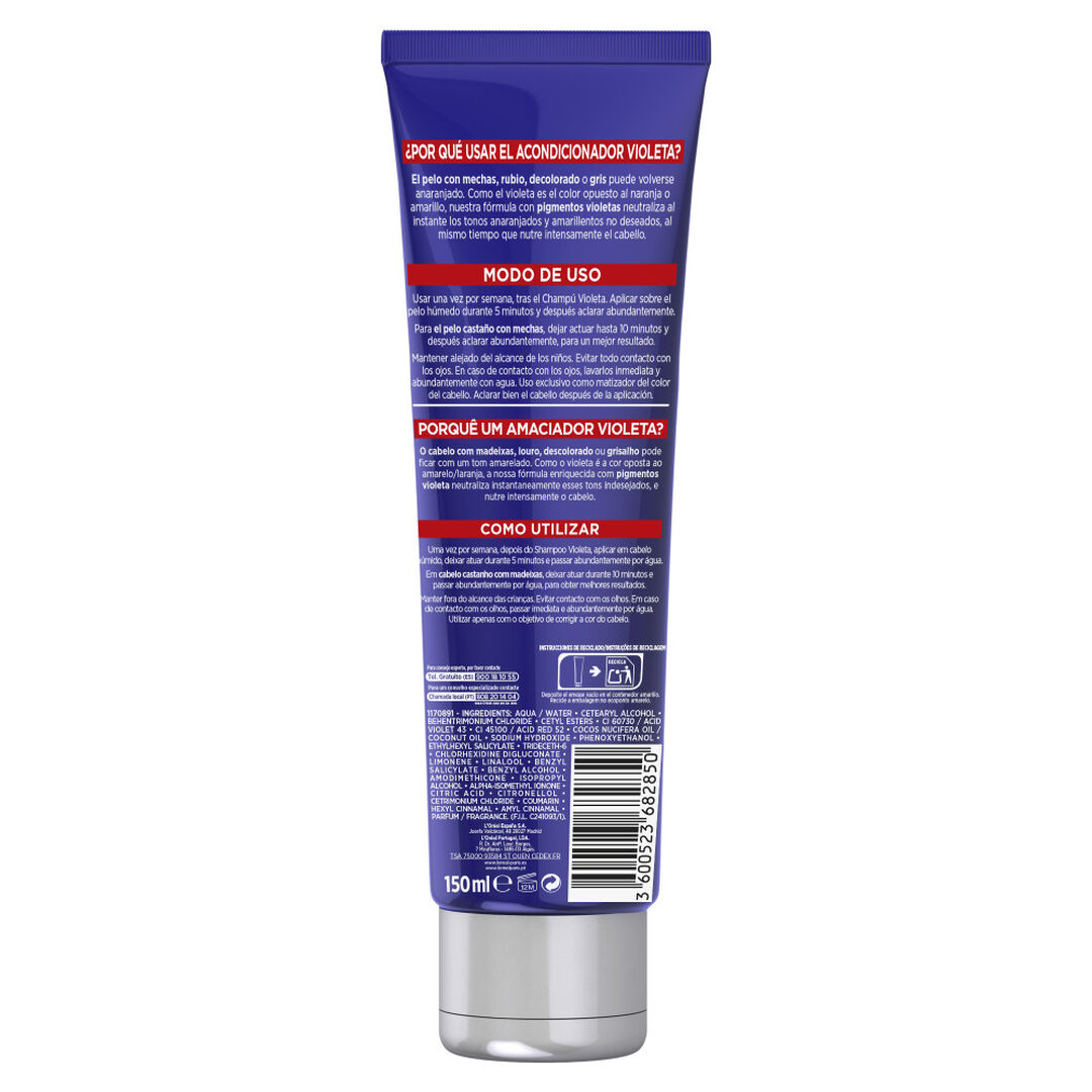 ELVIVE  Máscara color vive violeta - 150ml