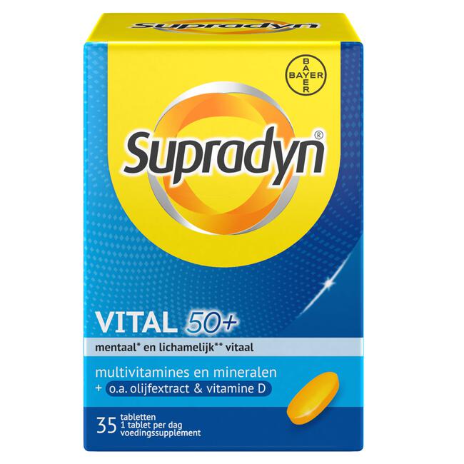Supradyn Vital 50+ multivitamines voor vijftigplussers 35 tabletten