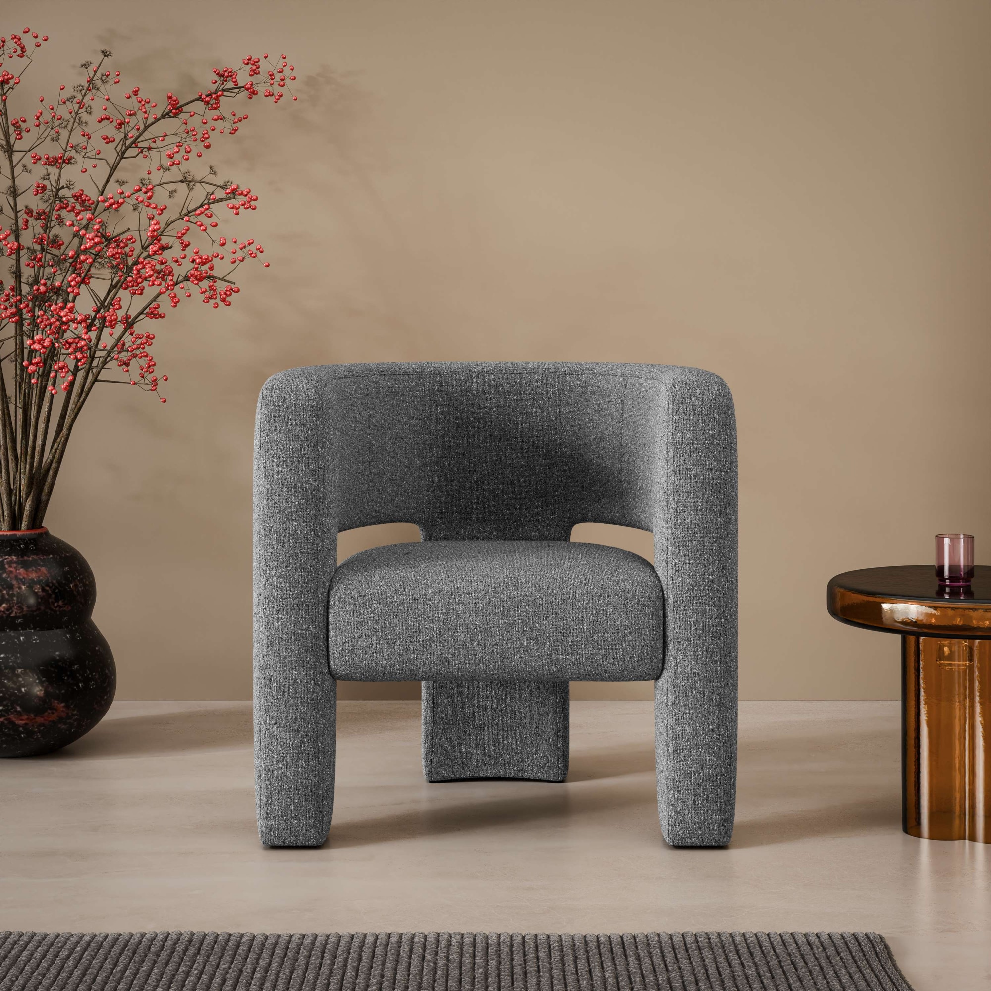 LeGer Home by Lena Gercke Sessel »Ohrensessel SELMIA Moderner Lounge-Sessel Einzelsitz, B/T/H 73/62/76cm« Relaxsessel/Lehnstuhl, erhältlich in trendigen Stoff- und Farboptionen