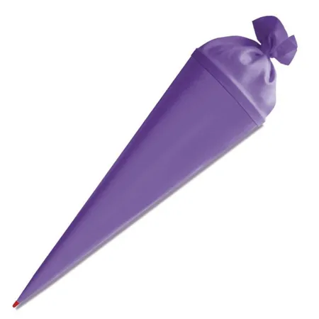 Roth Bastelschultüte 70 cm farbig mit Verschluss lila