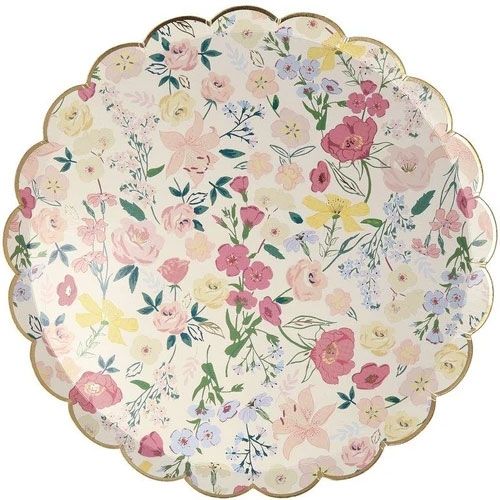 Meri meri bordjes engelse tuin - small - 8st