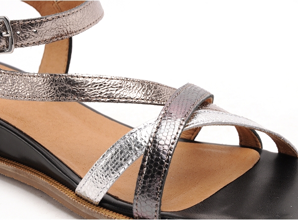 Mamzelle nu pieds talons femme  noir