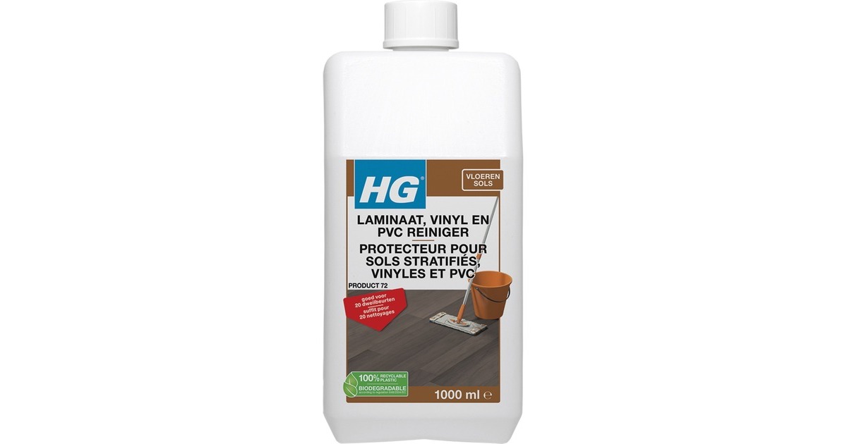 HGLaminaat reiniger, 1 liter reinigingsmiddel