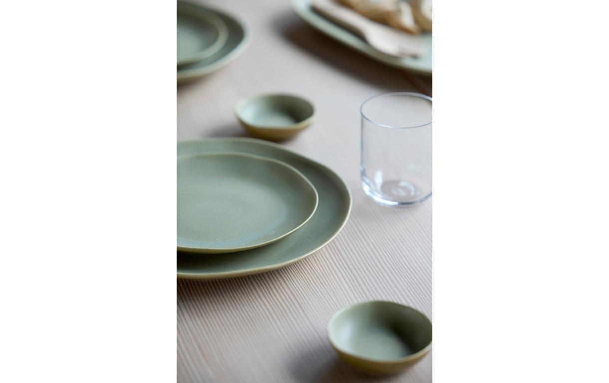 Speiseteller Shoku Ø 27 cm, 6 Stück, Grün<br>Essteller-Set