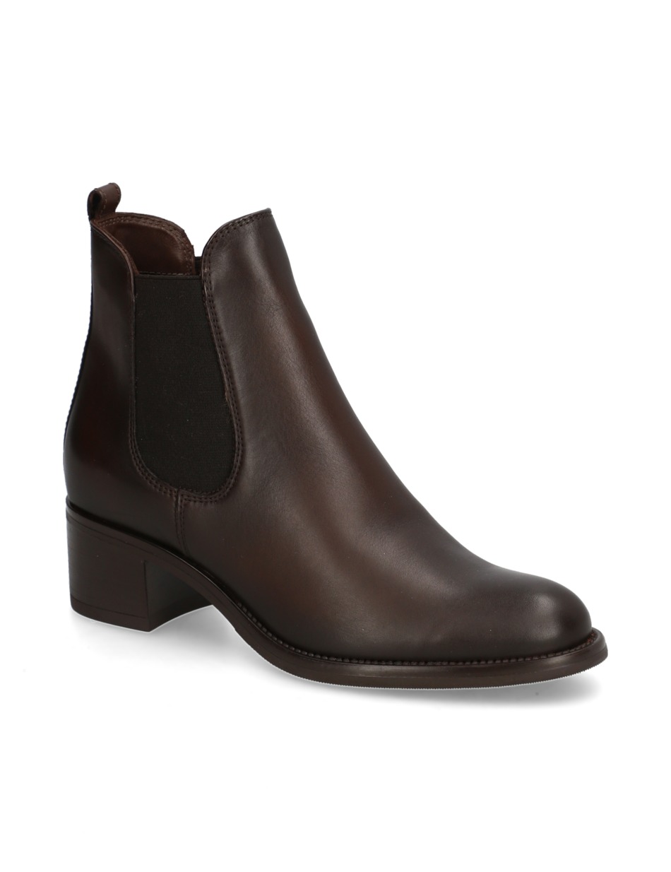 Glattleder Stiefelette
