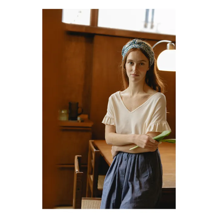 Emile et Ida T-shirt Zabio Coton Bio - Collection Femme | Crème