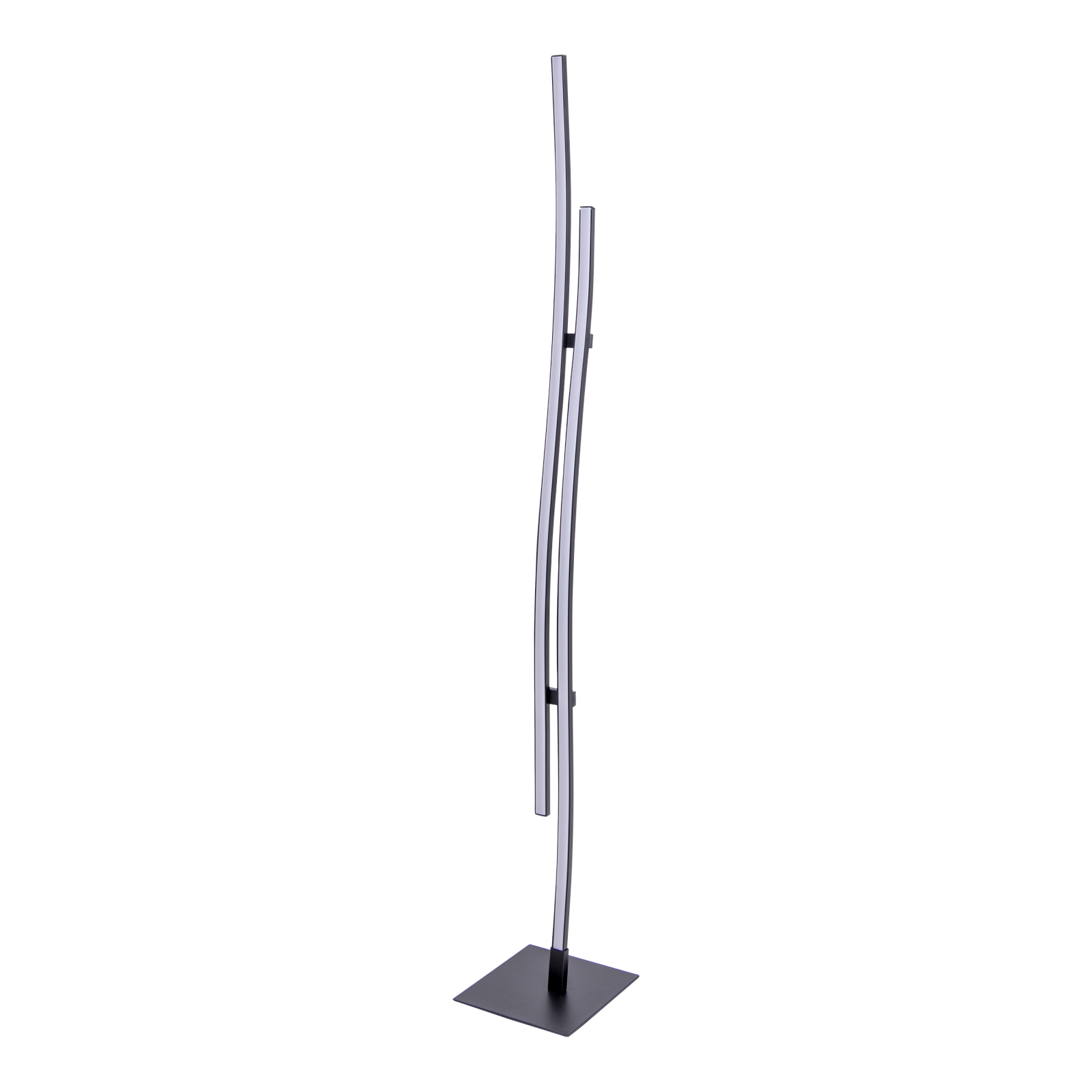LED-Stehleuchte ONDA - schwarz -130 cm hoch