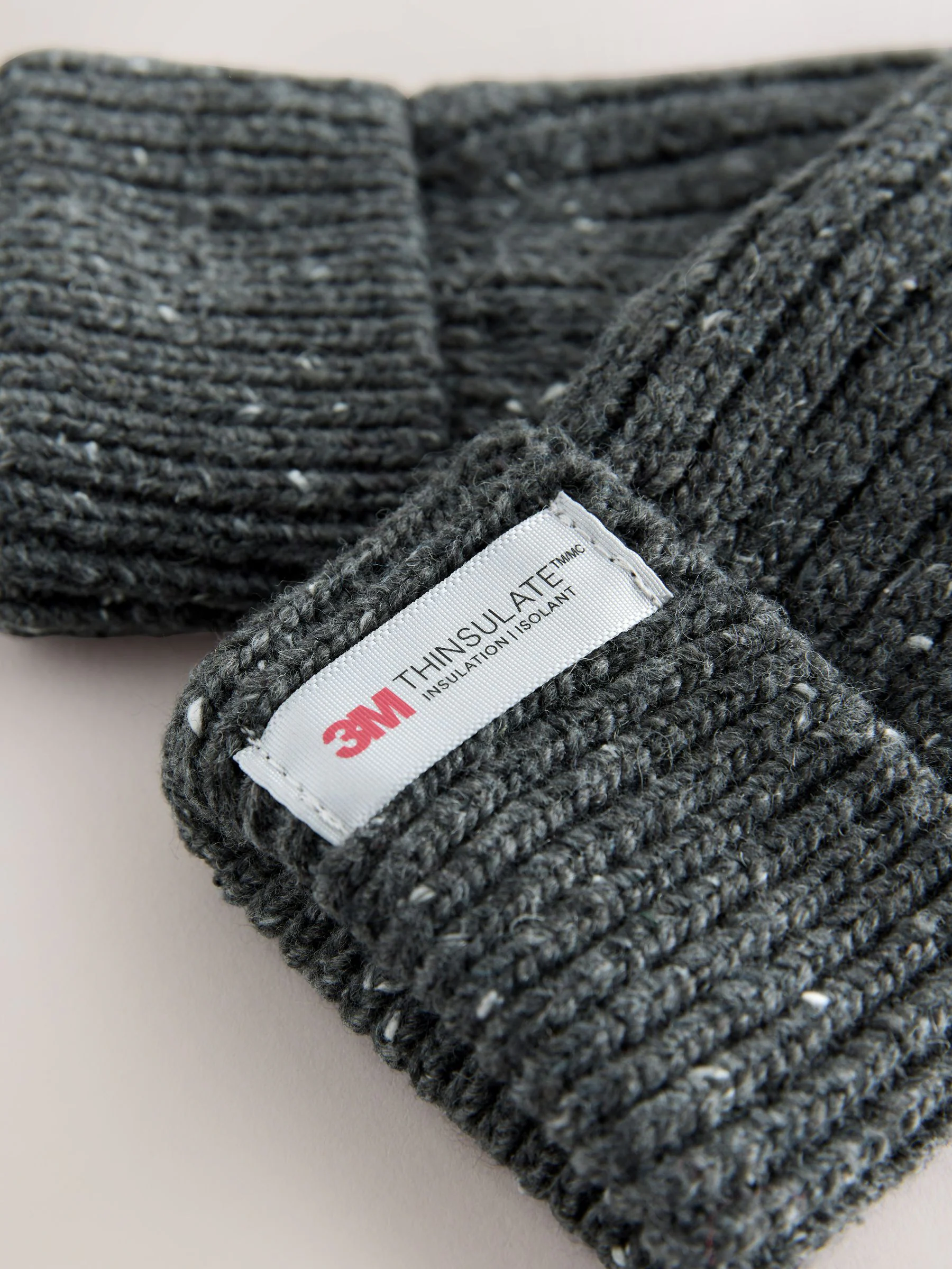 Grijs - Thinsulate® vingerloze handschoenen