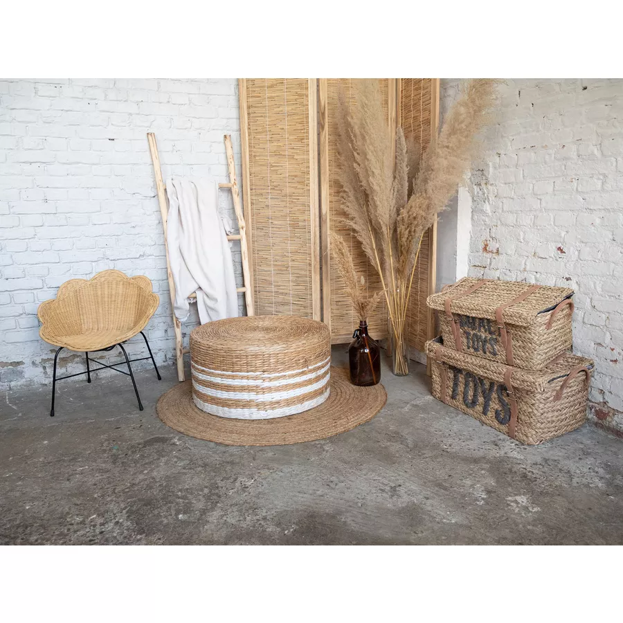 CHILDHOME Kinderstuhl Rattan Blume natur