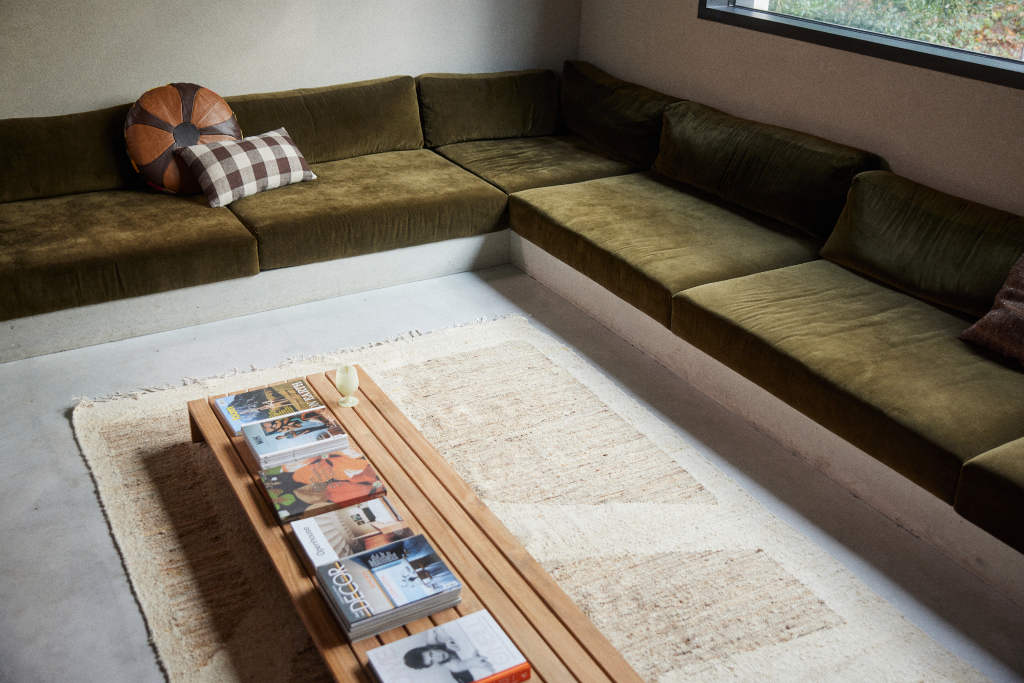 Vloerkleed Woolen contour 180x280 cm