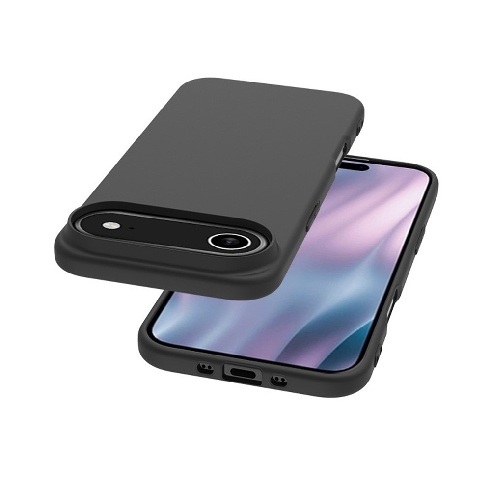 iPhone Air Gummi Case Schutzhülle - Schwarz (Matt)