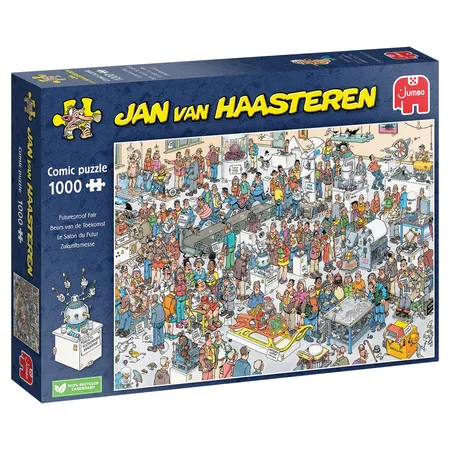 Jumbo Spiele Puzzle - Jan van Haasteren: Zukunftsmesse (Puzzle-Meisterschaft Finale), 1000 Teile