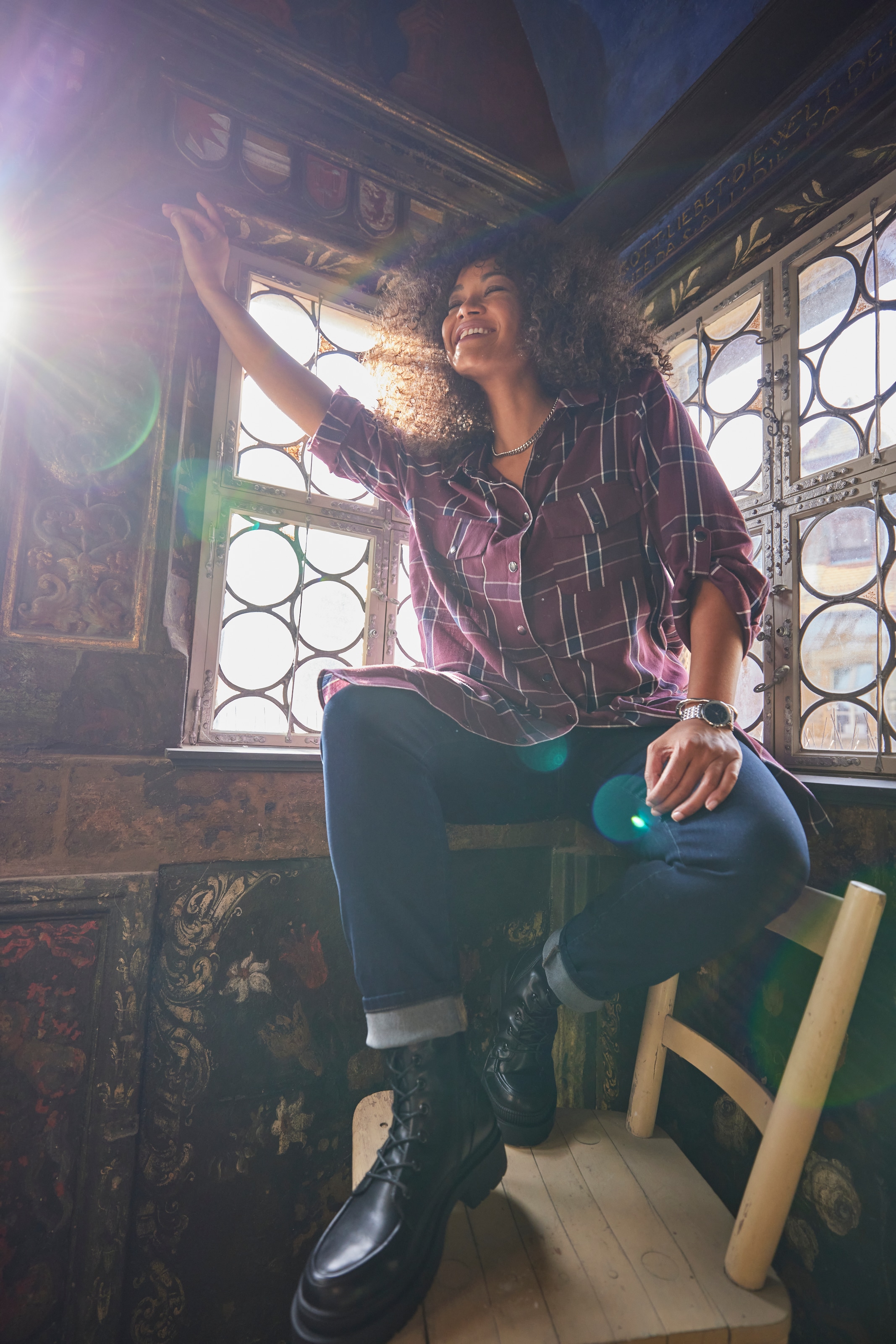 Aniston PLUS Jeansleggings , mit elastischem Bund - NEUE KOLLEKTION