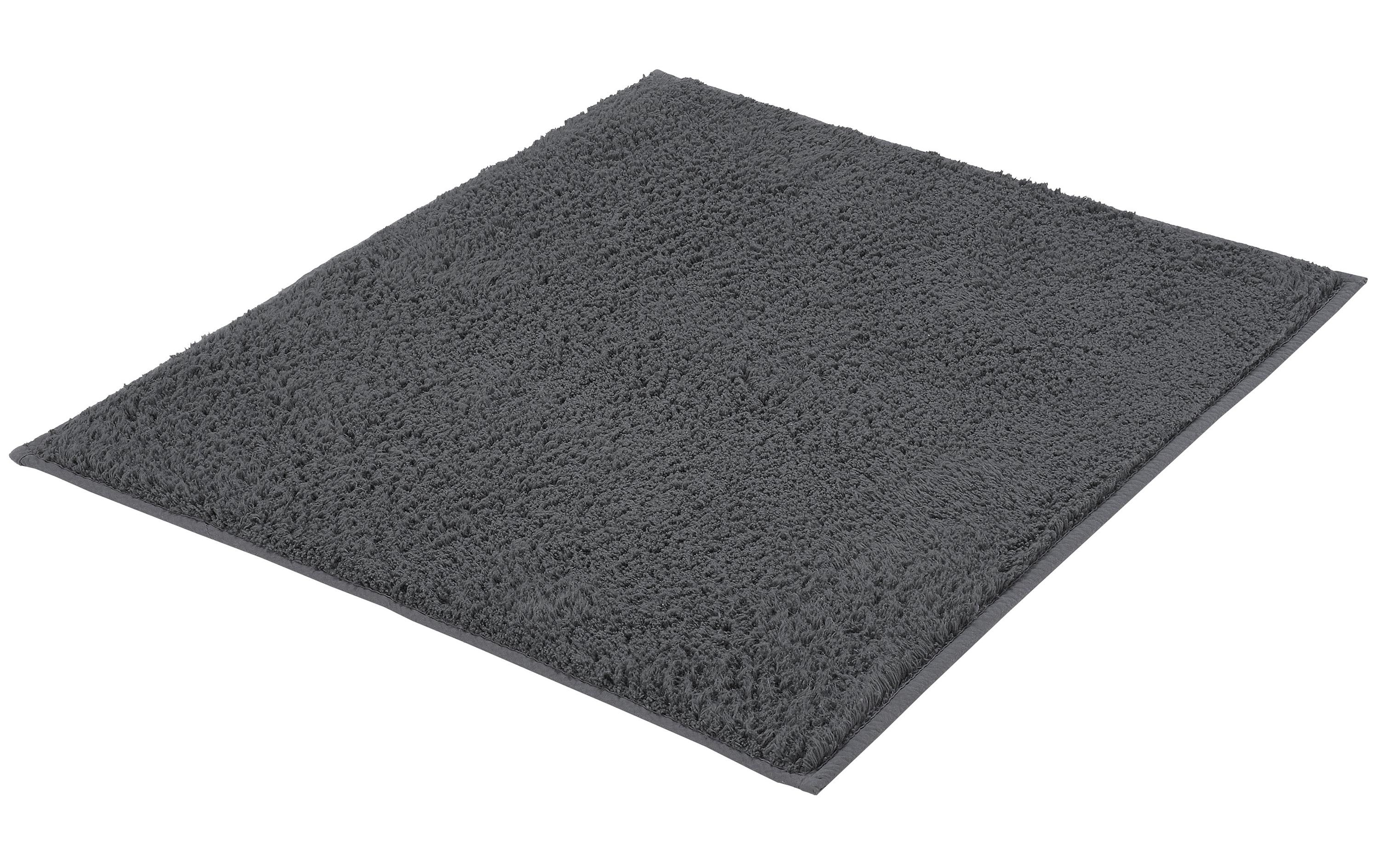 Badteppich Kansas 55 x 65 cm, SchieferWeiche Badematte