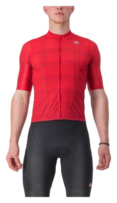 Maillot Manches Courtes Castelli Livelli Rouge