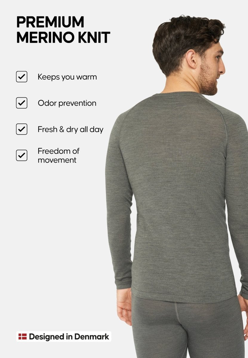 MERINOULD BASELAYER BLUSE TIL MÆND